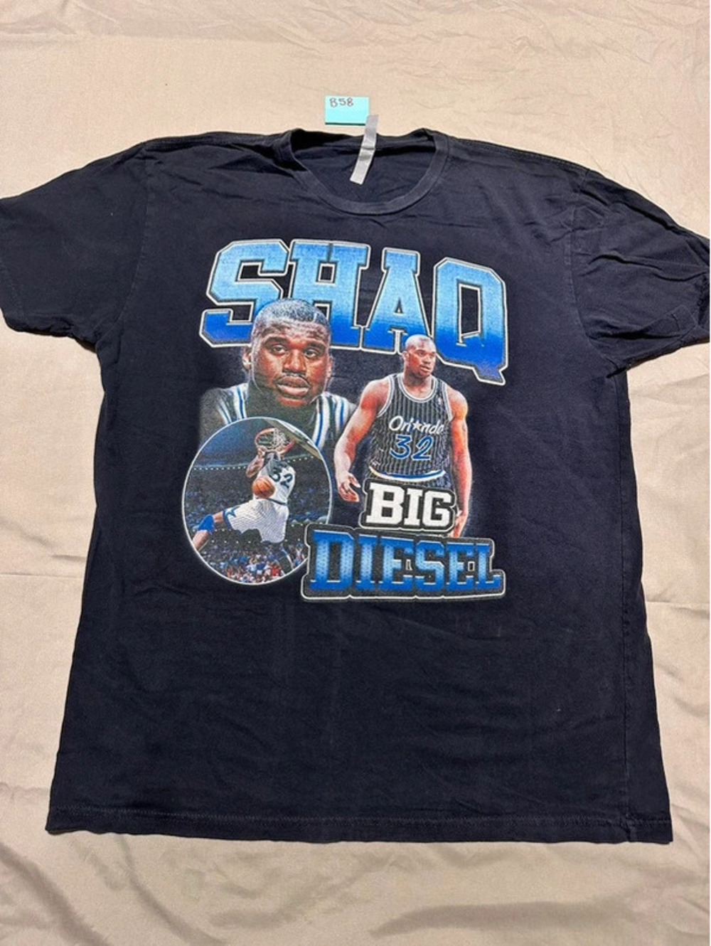 Shaquille O’Neal Big Diesel Graphic T-Shirt (B58)